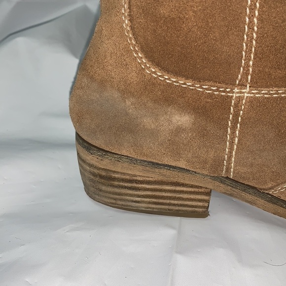 AMERICAN Eagle Tan Leather Heeled Boot Size 8.5 1671-249 - Picture 5 of 13